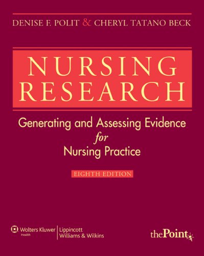 City Travel Guides Discounted  Books : Nursing Research: Generating and Assessing Evidence for Nursing Practice (Nursing Research (Polit))