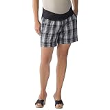 Liz Lange  for Target  Twill Plaid Shorts - Black/ White