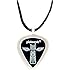 Pickbandz Necklace Silicone Pick Holder in Ghost White - Fits All