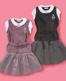 Charter Club Little Girl Sweater Knit 2-Fer With Polka Dot Skirt