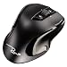 Hama Roma Wireless Laser Maus (800/1600dpi), ohne Klickgeräusche, schwarz