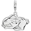 Sterling Silver Rabbit Charm