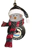 Vancouver Canucks NHL Power Play Snowman Christmas Ornament