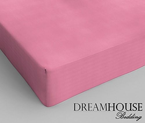 Dreamhouse Bedding Cotton Mattress Cover Pink 120x200