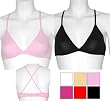 American Apparel Cotton Spandex Cross-Back Bra