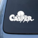 CASPER - The Friendly Ghost - Vinyl Car Decal Sticker #1693 | Vinyl Color: White