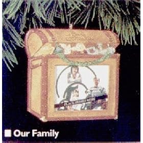 Our Family Treasure Chest of Toys Photo Holder - Hallmark Keepsake Ornaments 1995 Series by Hallmark Cards, Inc.