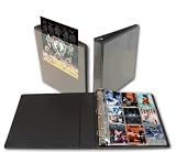 1 (One) Black Coupon Storage Binder BCW 2 Inch D Ring Clearview Album – Great for Coupons and other storage items