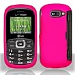 Pink Hard Plastic Rubberized Case Cover for LG Octane VN530