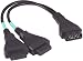 Electronics : 15 Pin Plug ~ 2 x 15 Pin Socket Joystick Cable Splitter