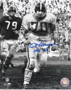 Art Donovan Signed Baltimore Colts 8x10 Photo - HOF 68