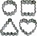 Wilton Crinkle Shapes Paper Candy/Lollipop Sticks and Cut-Outs