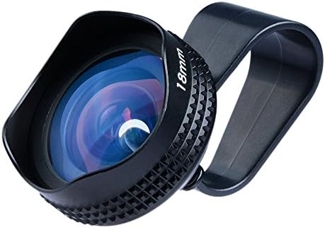 Evileye 2nd Gen 18mm HD Wide Angle Lens Kit for iPhone, Samsung Galaxy, LG HTC Phones(2X More Landscape, No Distortion, No Dark Circle)Best for Travel and Hiking
