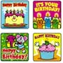 STICKERS BIRTHDAY FUN 120/PK ACID AND LIGNIN FREE