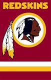 Washington Redskins 2-Sided Applique Banner Flag