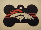 NFL Denver Colorado Bronco Football Sports Team Large Bone ID Tag