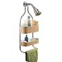 InterDesign Formbu Shower Caddy, Bamboo