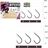オーナー針 OH 沖アミチヌ(Wケン付)鈎屋 金 6号 11348