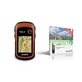 Garmin eTrex 20 + TrekMap Italia V3 PRO, GPS Portatile, Schermo 2.2 Pollici, Colore Arancio, Nero (Include TrekMap Italia V3 PRO)