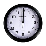 Precision PREC0061 Case Wall Clock, Black