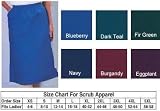 Ladies Elastic Waist Scrubs Skirt in Navy on Sale Now!