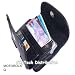 Motorola Verizon Moto Q PDA SmartPhone BLACK Leather Pouch Case With Credit Cards and Memory Cards Slots Sold By TopDeals888