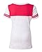 Blue 84 - USA-Made Juniors' Burnout V-Neck Football Tee - JBV