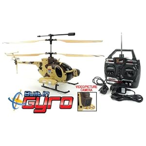RC 3319B 3 Channel W/Gyro Camera Spy Helicopter