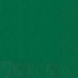 Forest Green Beverage Napkins