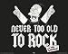 The Simpsons Poster Homer never Too old to Rock - Poster Kleinformat von The Simpsons - alle Infos