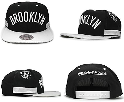 Brooklyn Nets Hardwood Classics Title Adjustable Snapback Hat-Black