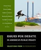 Issues for Debate in American Public Policy: Selections from CQ Researcher, 12th Edition