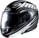 HJC CL-MAX CLMAX FLIP-UP EVOLVE MC5 BLACK/SILVER/WHITE MOTORCYCLE Full-Face-Helmet