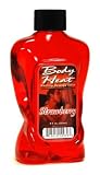 Body Heat Strawberry Warming Massage Oil 8oz