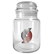 Portland Trail Blazers NBA 31oz Glass Candy Jar - Primary Logo by Great American Products