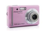 Praktica DCZ 10.4 Digitalkamera (10 Megapixel, 3-fach opt. Zoom, 6,9 cm (2,7 Zoll) Display, Tasche) pink