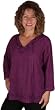 Tunic - Embroidered Rayon, Purple - Sale!