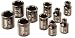 Ingersoll Rand SK2C10 1/4-Inch Drive 10-Piece SAE and Metric Standard Impact Socket