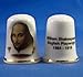Porcelain China Collectable Thimble - William Shakespeare - Free Gift Box