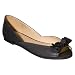 Women's Xhilaration® Shalyn Peep-Toe Flats - Black