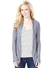 Petite Striped Top & Cardigan Set