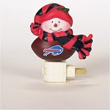 SC Sports Buffalo Bills Snowman Night Light- Set of 2 - Buffalo Bills Set of 2