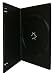 Electronics : Single Slim (7mm) DVD Cases Black Qty 100 -DVD-S-SL