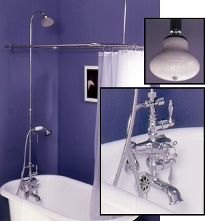 Buy Shower Enclosure Set w/Thermostatic Faucet - Chrome Plated - 57 x 31 (Sign of the Crab Showers, Plumbing, Bathtubs Showers & Saunas, Showers, Modules & Installation Kits)