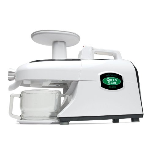 Green Star Elite Jumbo Twin Gear Juice Extractor, 220V, NOT FOR USA USE (European Cord) (GSE-5000-220V)