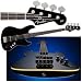 Fender Aerodyne(TM) Jazz Bass&reg;, Black, Rosewood Fretboard
