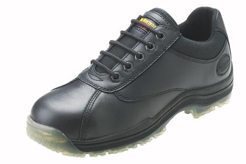 Dr. Martens 0053 ST 5 Eye Shoe Black Industrial Full Grain Action