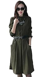 Spring 2015 Long Sleeves Tunic/Midi Dress 