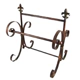 Wrought Iron Fleur De Lis Countertop Paper Towel Holder