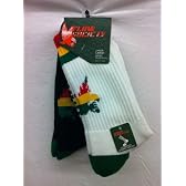 Flow Society Authentic Lacrosse Gear Socks Flow Rasta One White, One Black pair (This is a pack of 2 pairs of socks.) Size Large Fits Shoe 9-12.5